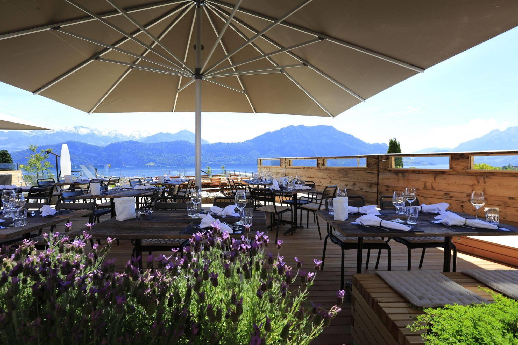 Alpenblick Weggis - Panorama & Alpen Chic Hotel Zewnętrze zdjęcie